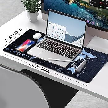 Amazon.com: Gaming Mouse Pad XL XXL With World Map (31.5 x 11.8in