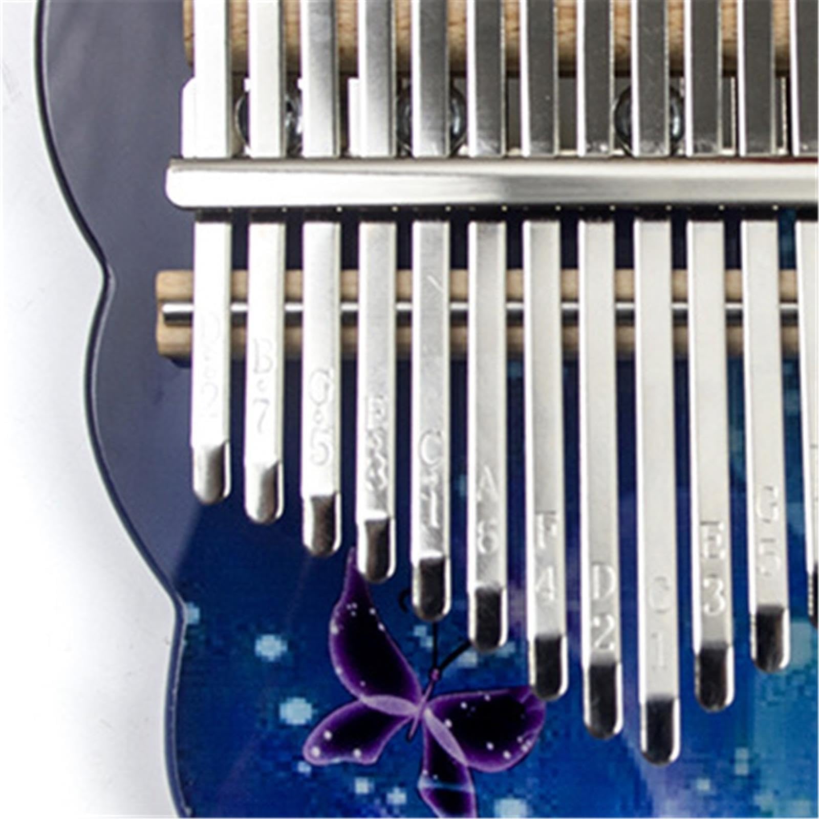 Przenośna Kalimba 17 Nut Kryształowa Kalimba