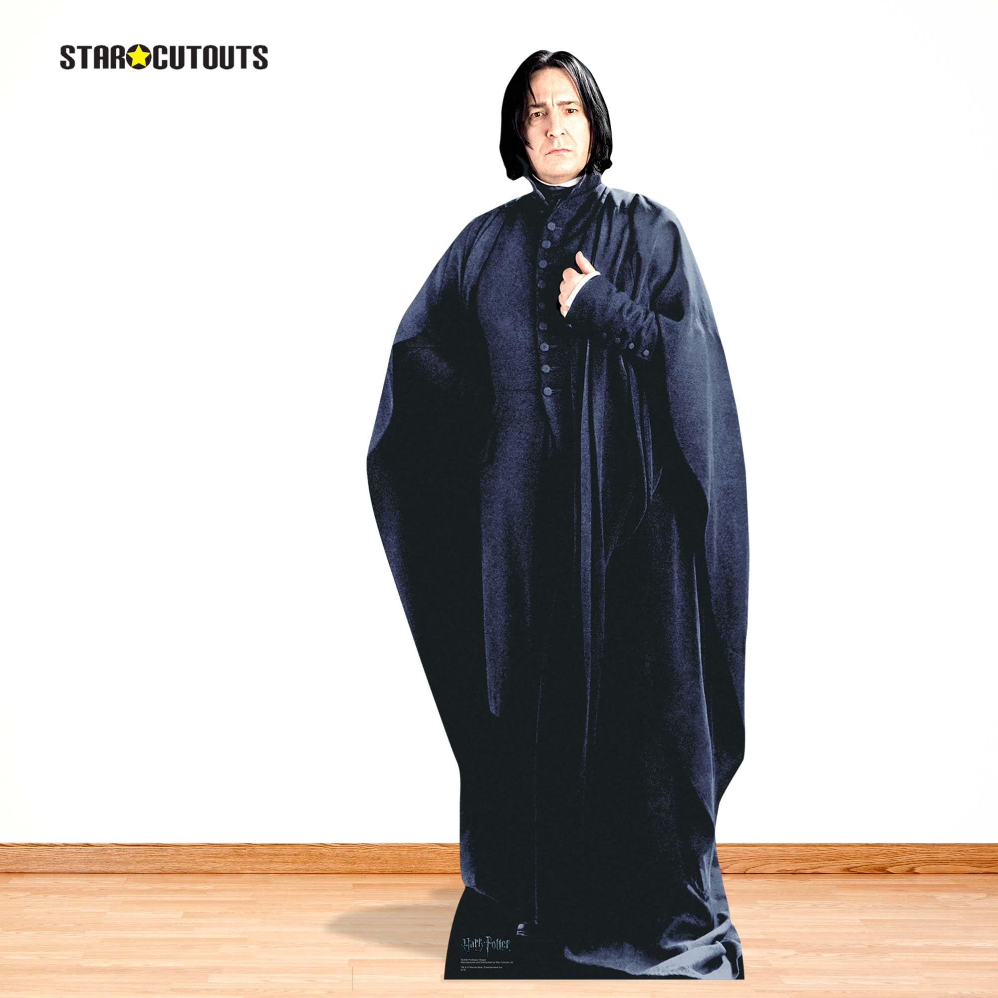 STAR CUTOUTS dai Libri Ufficiali di Harry Potter Ritaglio in Cartone a grandezza Naturale di Severus Snape (Alan Rickman) Alto 183 cm