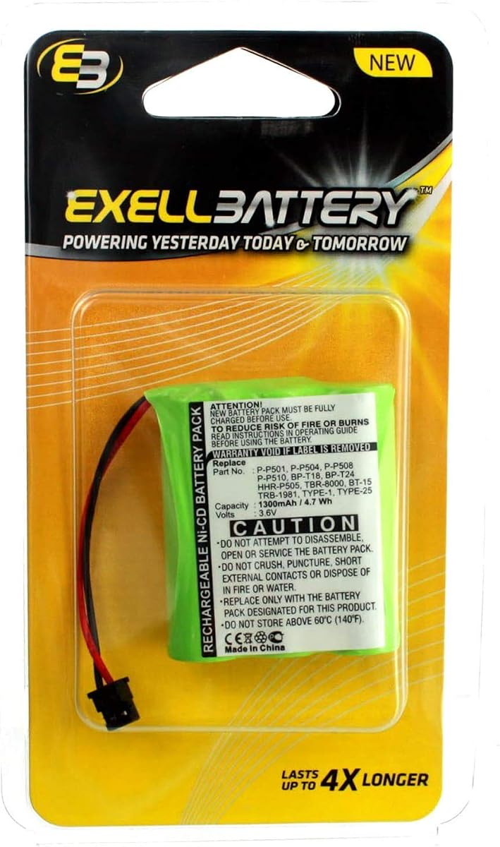 EBCP-318 Teléfono inalámbrico con batería P-P501 KX-A36 AE255 CP1155