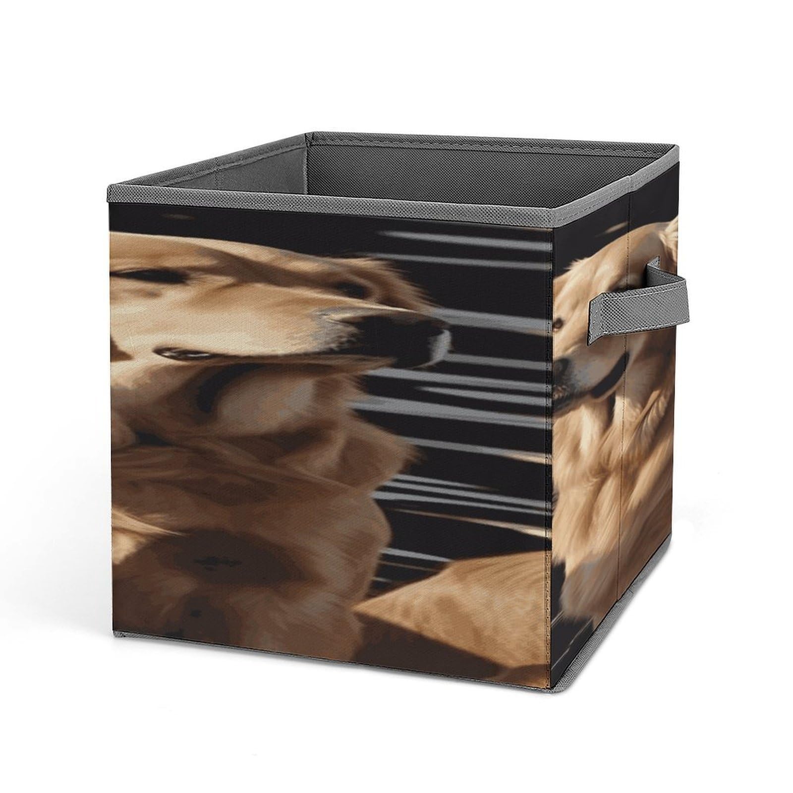 Fekiloot Style Golden Retrievers Storage Bins Storage Baskets