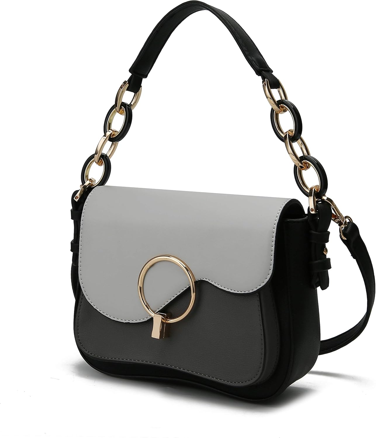 MKF Collection Satchel Bags for Women, Vegan Leather Shoulder bag, Crossbody bag Handbag Purse by Mia K