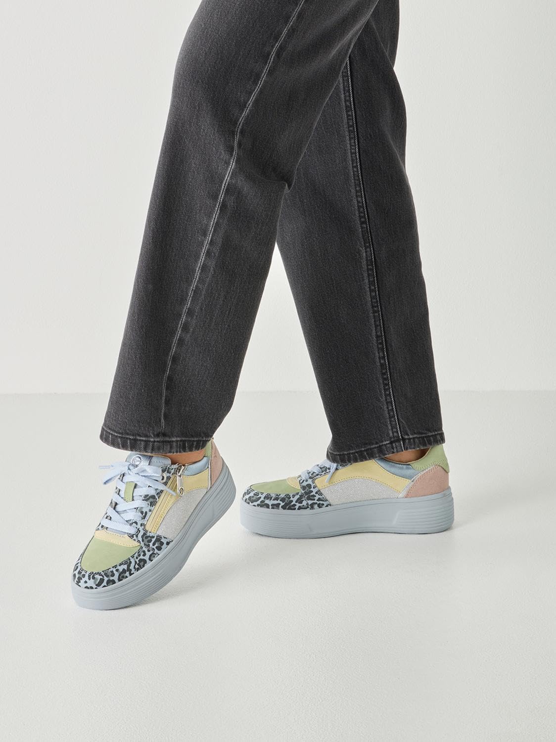 Tamaris Comfort Baskets Femme Plates à Lacets Loisirs