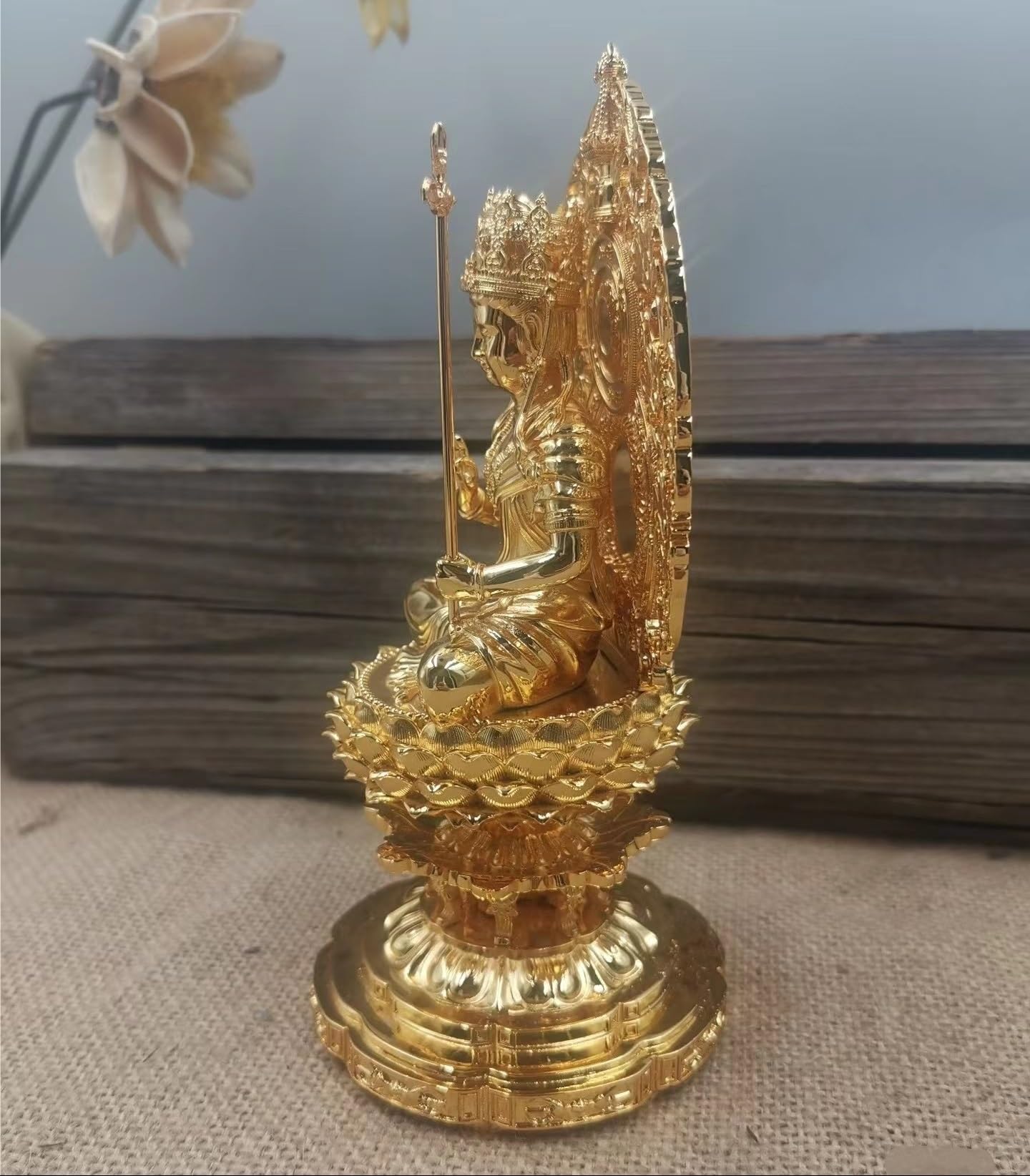 Amazon｜仏像 虚空蔵菩薩 座像 丑・寅(うし・とら)歳の守り本尊