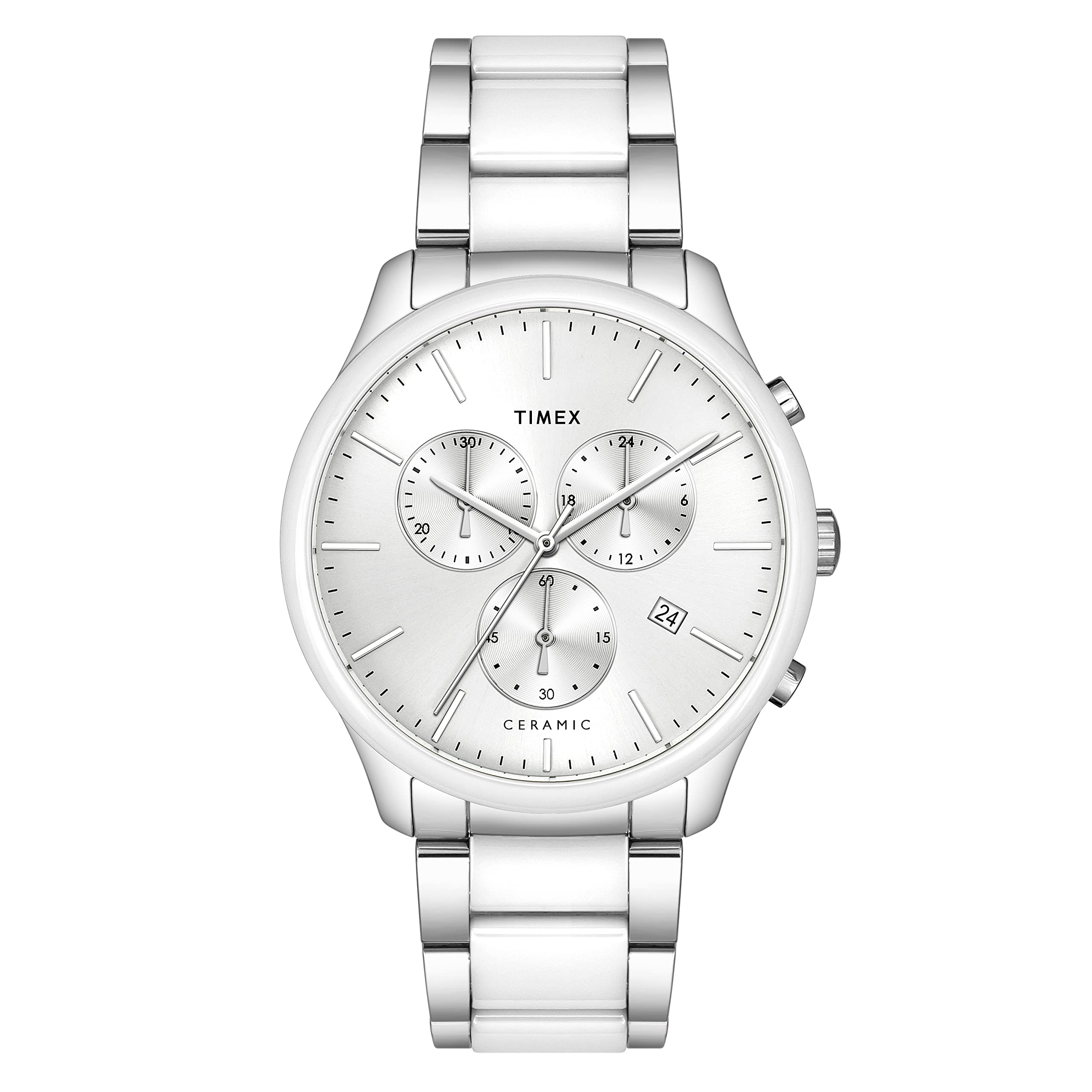 TIMEX Chronograph Silver Dial Men Watch-TWEG21700 (B0B6C4Z14M) Amazon Price History, Amazon Price Tracker