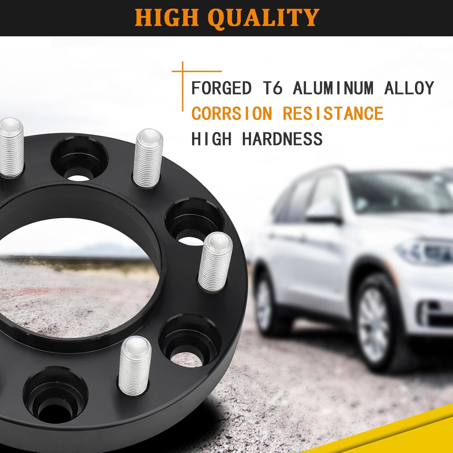 6x5.5 Hubcentric Wheel Adapter 1" Thick 14x1.5 Studs 95.1mm Bore 6x139.7mm Wheel Spacers for Lexus GX550 2024, for Toyota Tacoma 2024/Tundra 2022-2024 2PCS