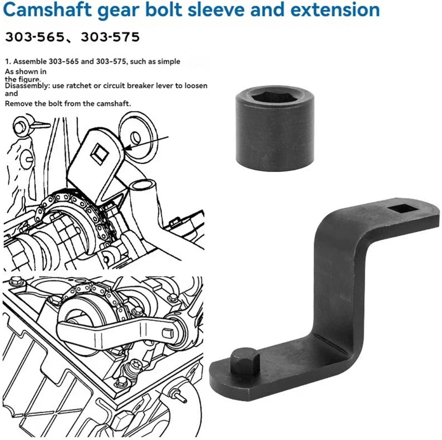 Engine Timing Special Tool Set Compatible with Land Rover Discovery 3 Discover 4 4.0L V6 Gasoline 406PN 396PN
