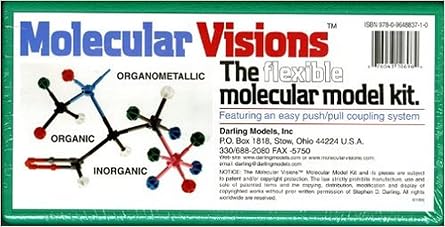 Molecular Visions Organic, Inorganic, Organometallic Molecular Model Kit #1 by Darling Models to accompany Organic Chemistry
