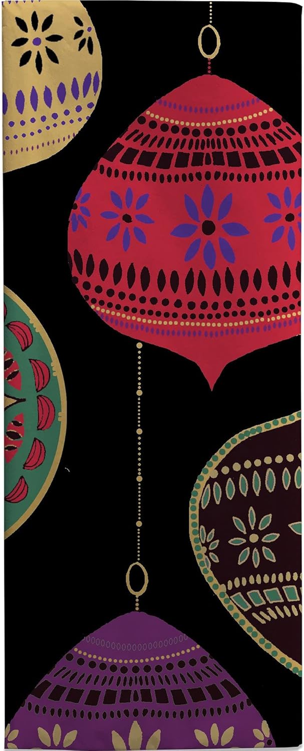 Jillson Roberts 20" x 30" Printed Christmas Gift Tissue, Opulent Ornament (24 Folded Sheets)