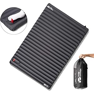 FIELDOOR フィールドア 車中泊・キャンプマット5cm厚 M　2枚セット Amazon | FIELDOOR 車中泊マット 5cm厚 【Mサイズ/ブラウン】 2