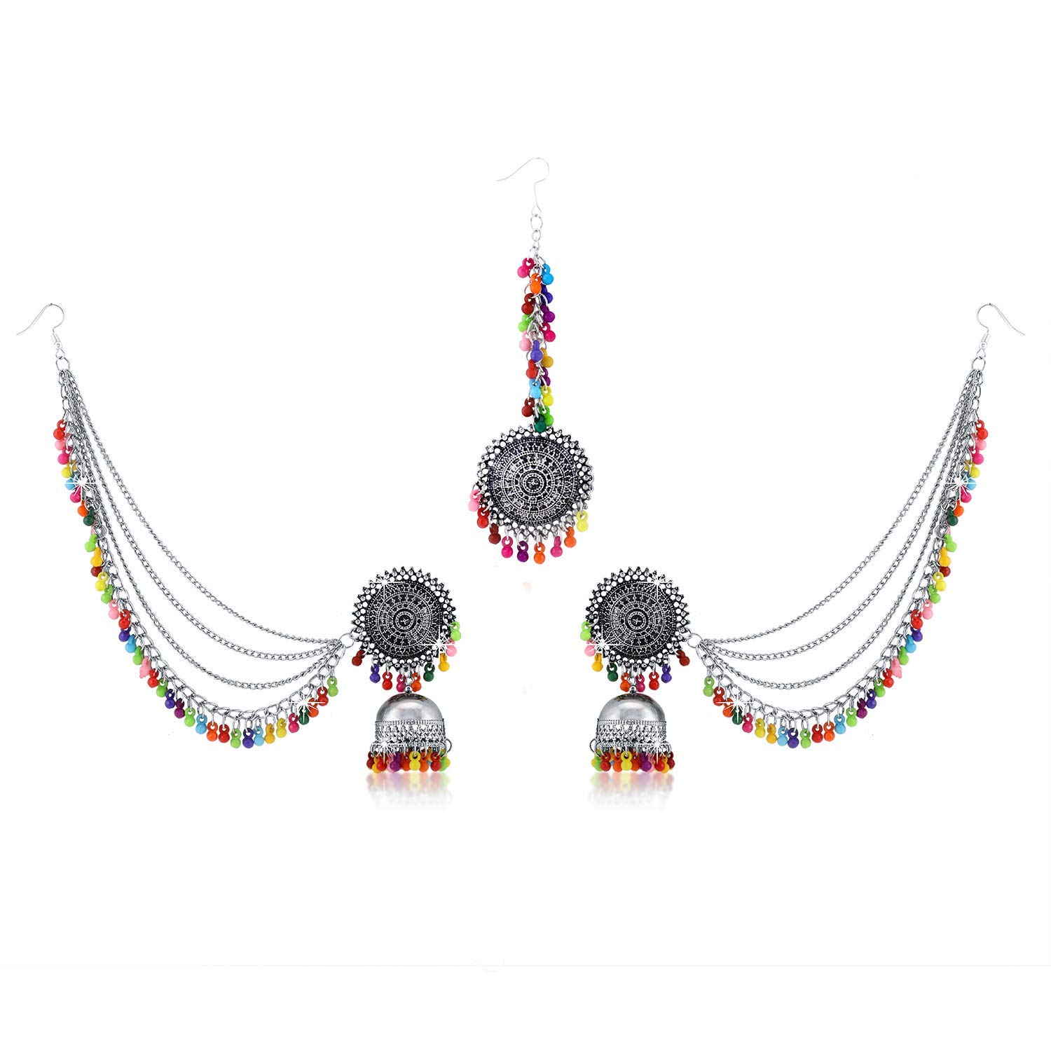 See full amazon price history chart for COSMOS SYSTEMS German Oxidised Silver Antique Traditional Maang Tikka with Earrings Jewellery Set for Women and Girls COSMOS SYSTEMS German Oxidised Silver Antique Traditional Maang Tikka with Earrings Jewellery Set for Women and Girls (B08X5ZKC44) Amazon Price History, Amazon Price Tracker