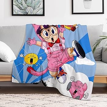 Amazon｜Dr.スランプ アラレちゃん 毛布 毛布 ダブル毛布 冬静電防止