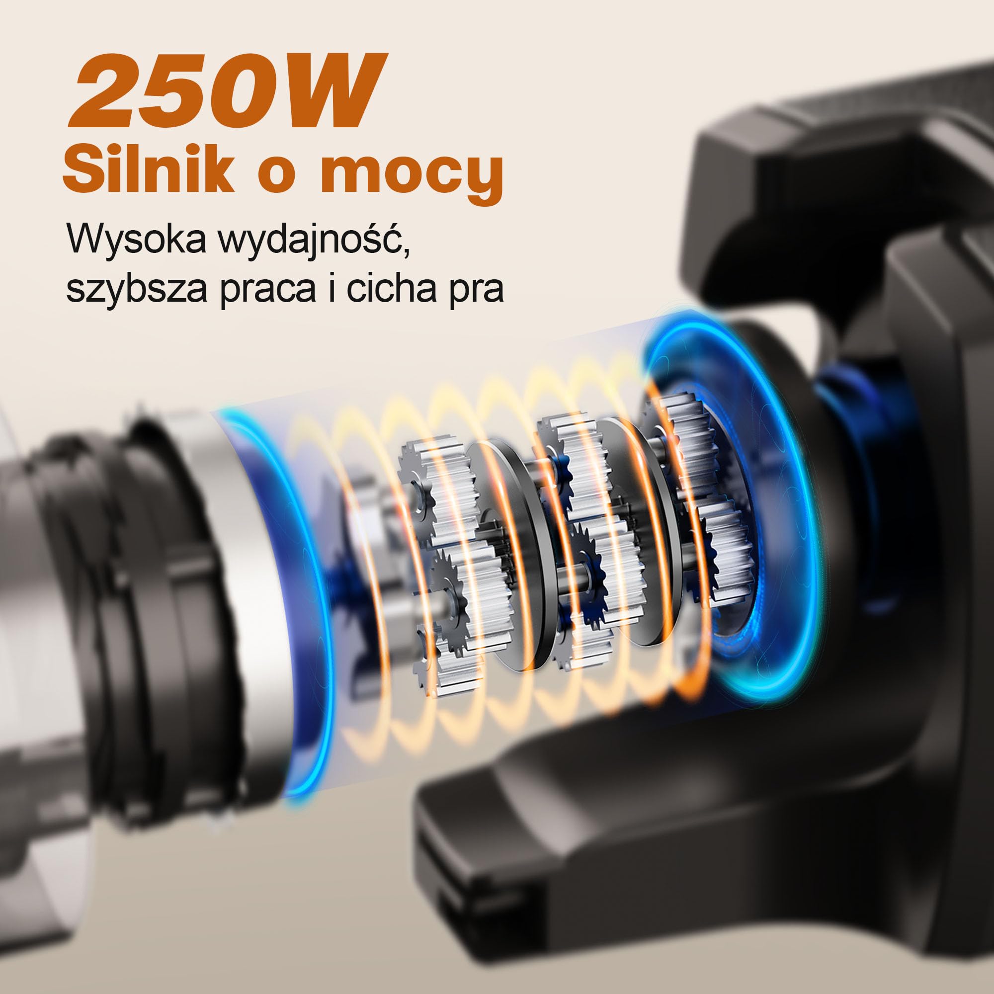 Maszyna do Wyciskania Soków na Zimno Fretta, Wyciskarka Wolnoobrotowa, Duży Otwór Załadunkowy 5,3'', Łatwa w Czyszczeniu, Automatyczne Podawanie, Sokowirówka, Cold Press Juicer