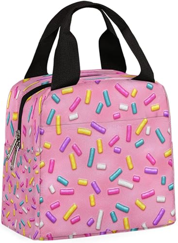 Bolsas de almuerzo para mujeres y hombres, lonchera con aislamiento de dulces, rosquillas, caramelos, reutilizable, bolsa de almuerzo para niñas, disponible en Yaxa Peru