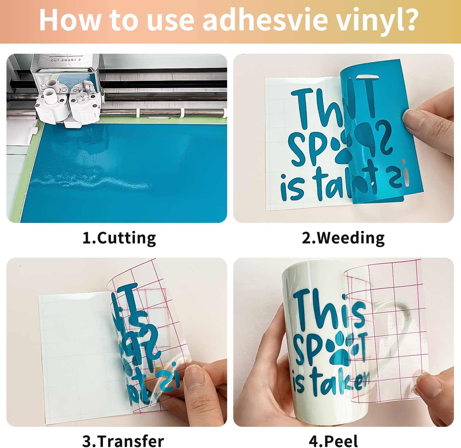 Bright Idea Permanent Vinyl, 70 Pack 12 "x 12" Vinyl Sheets Compatible with Cutting Machine,Permanent Bundle for Crafter