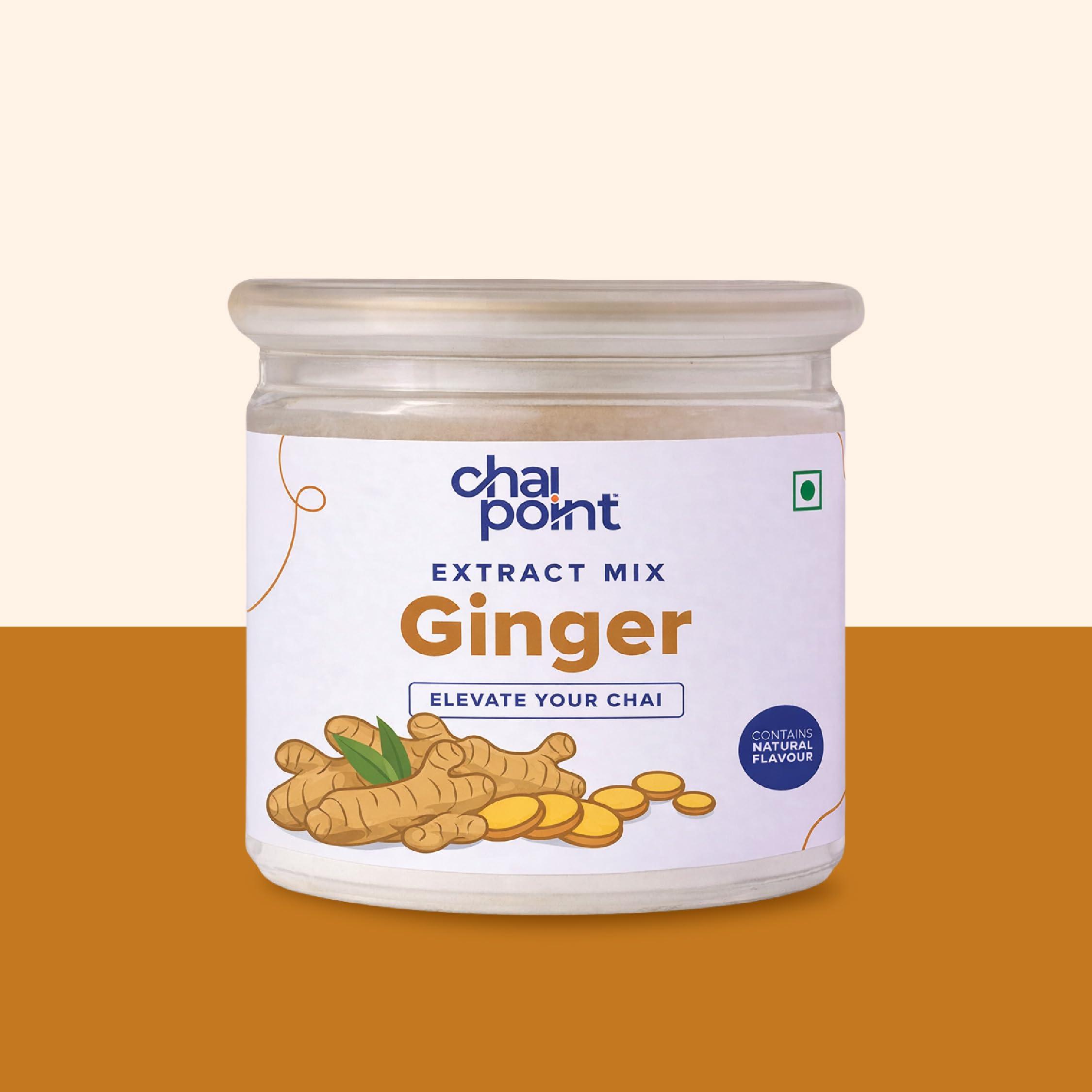 Chai Point Ginger Extract Powder – 250g | 100% Natural Dry Adrak Powder | Instant Ginger Mix for Authentic Indian Masala Chai & Homemade Adrak Tea