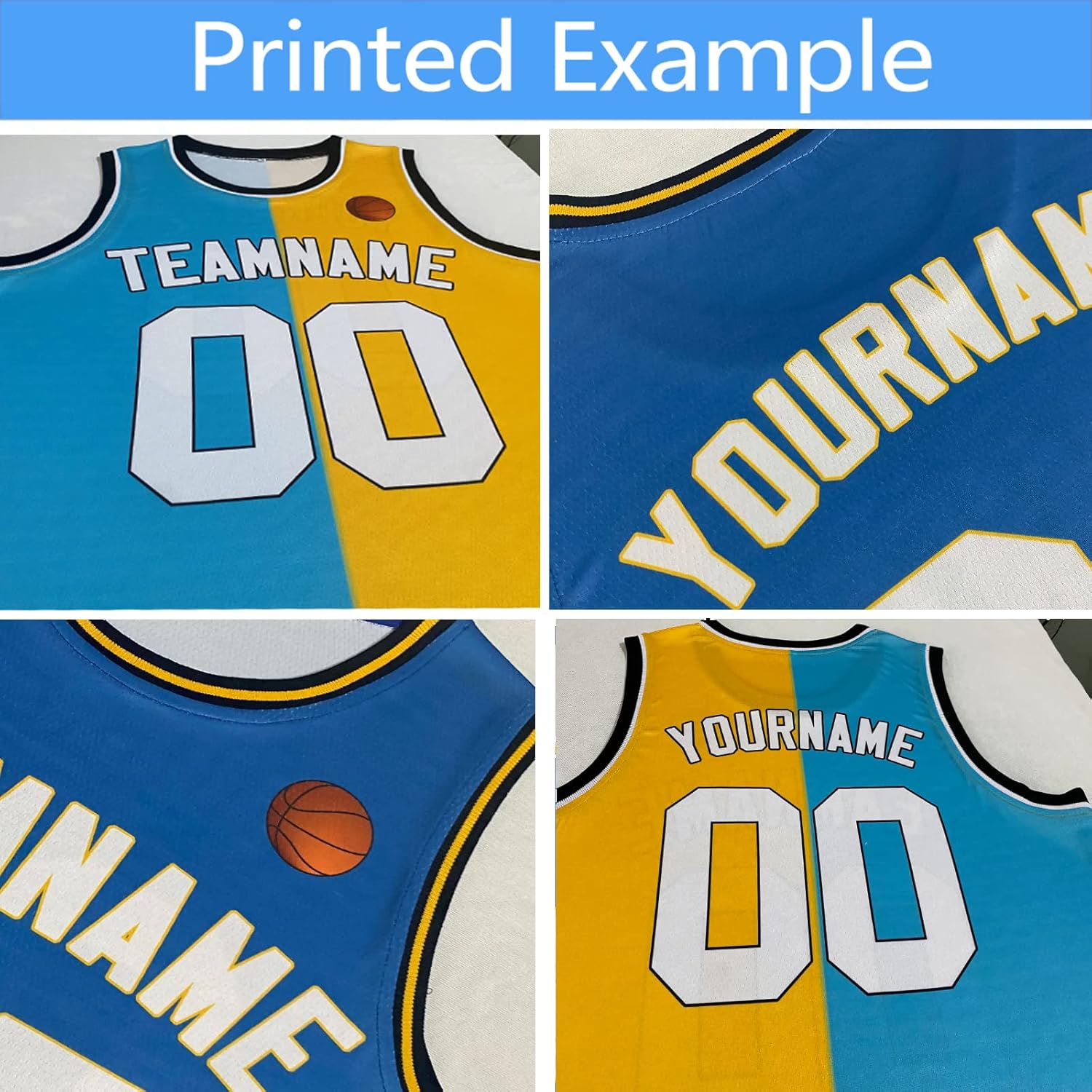Custom Split Basketball Jersey Personanlized Stitched/Printed Sports Jerseys for Men/Youth - Image 3