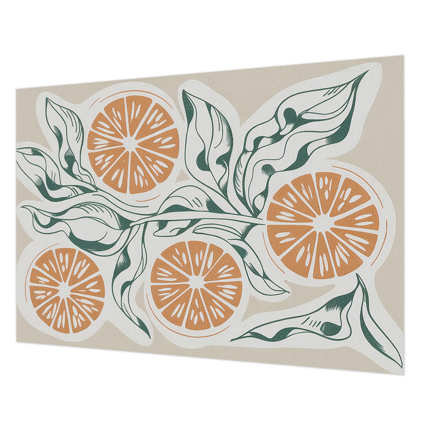 Papier peint intissé motifs fruits 208x146 cm Tulup pour la déco murale du salon