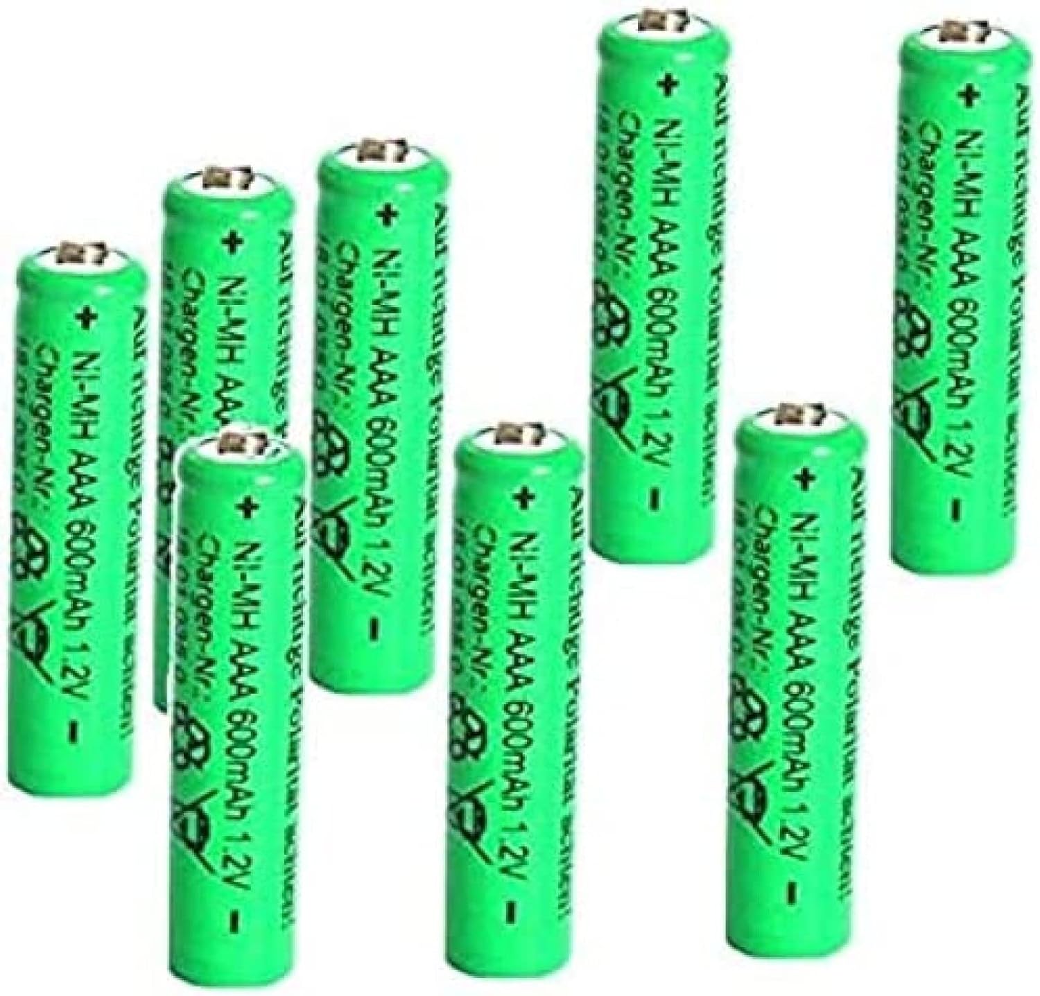 Solar Battery Powerful NiMH AAA Rechargeable NiMH Batteries,8 Pcs