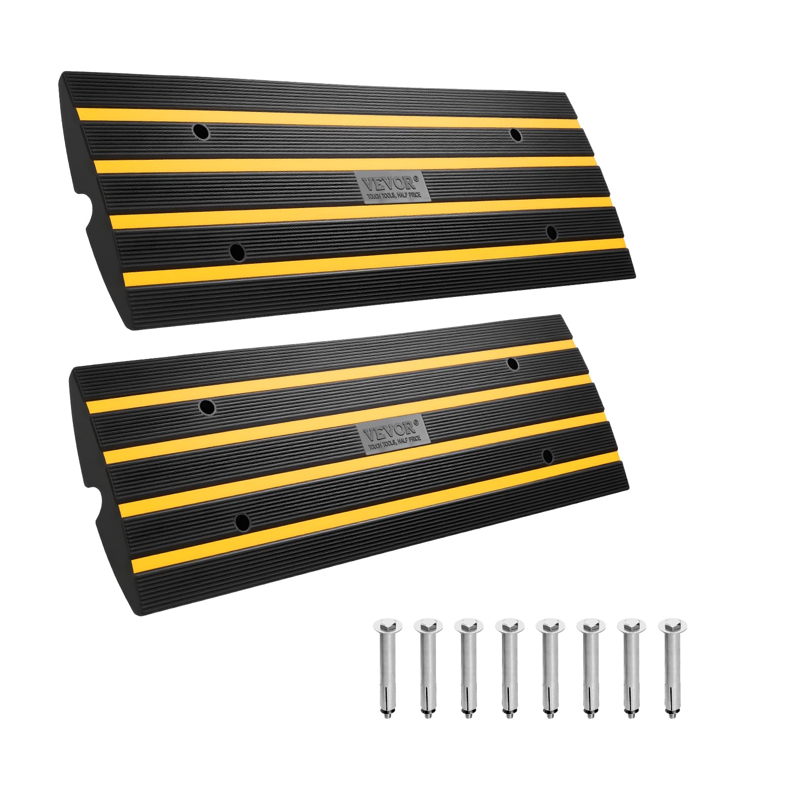 Photo 1 of VEVOR Rubber Curb Ramp (2-Pack)