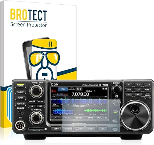 BROTECT Pellicola Vetro Compatibile con Icom IC-7300 Pezzi Vetro Prottetivo Flessibile 9H AirGlass BROTECT Pellicola Vetro Compatibile con Icom IC-7300 Pezzi Vetro Prottetivo Flessibile 9H AirGlass