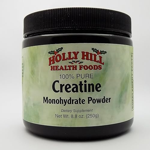Holly Hill Health Foods, Monohidrato de creatina en polvo 100% puro, 8.8 onzas