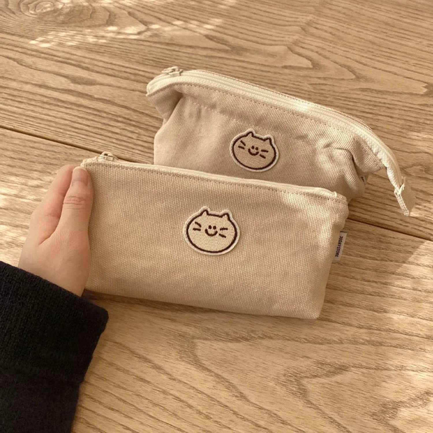 Amazon.co.jp: 筆箱 韓国 猫ちゃん かわいい犬 シンプル ふでばこ ペン