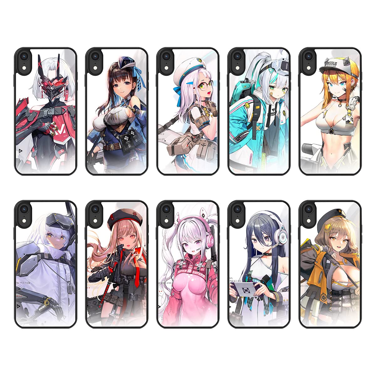 C107　勝利の女神 NIKKE　パイオニア　スーツケースストラップ　4人セット Amazon.co.jp: 勝利の女神:NIKKE スマホケース Iphone用ケース