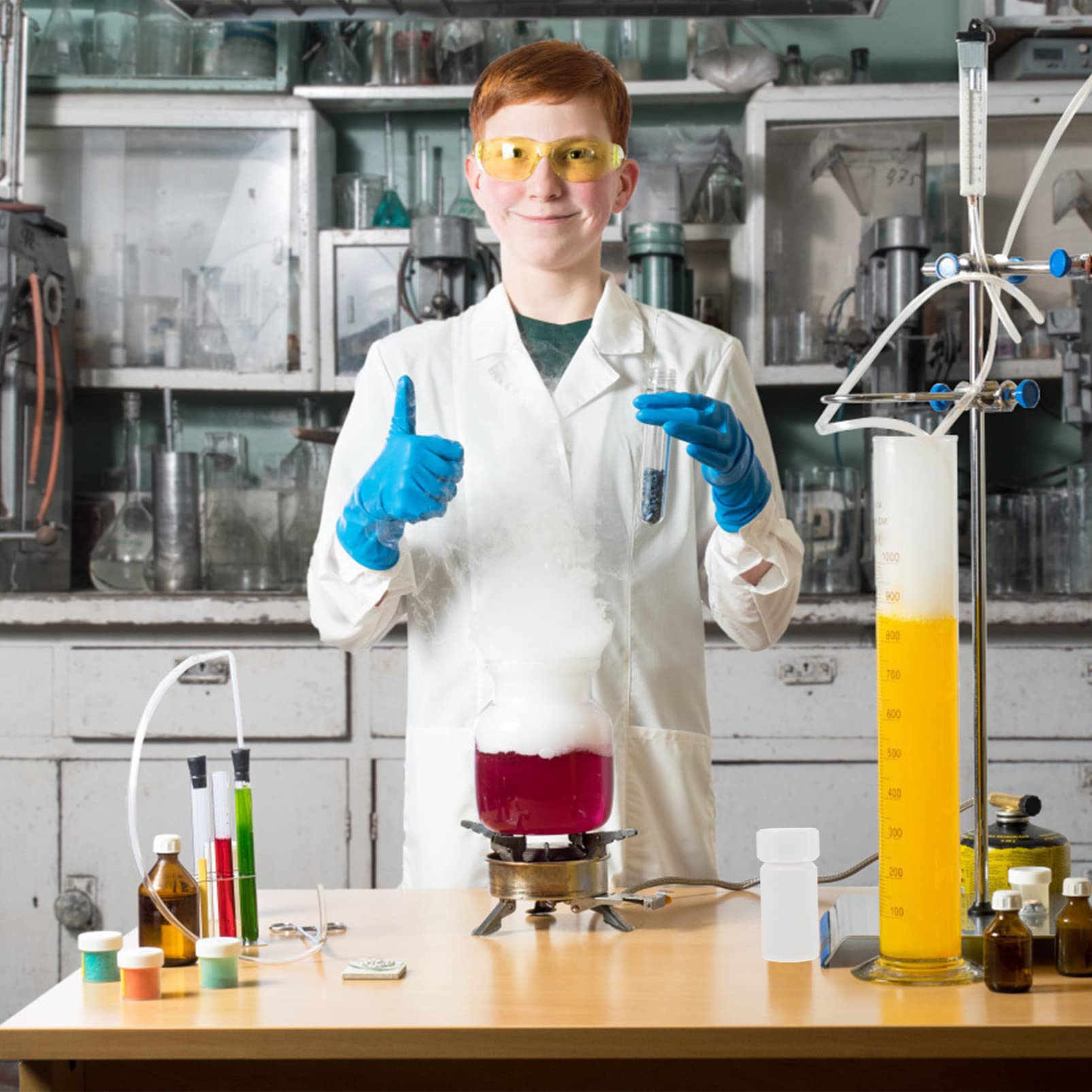 Ciieeo 3 Pezzi Flacone Reagenti Ptfe Leggero e Pratico per Esperimenti Laboratorio Design Semplice e Accessorio Affidabile per Vetreria da Laboratorio