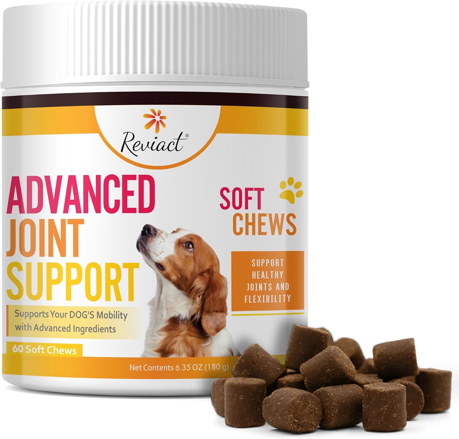 Advanced Canine Joint Supplement – Joint Care for Dogs – Active Dog Supplement with Devil’s Claw Boswellia & Turmeric – Tasty Dog Supplement for All Dog Breeds and Ages