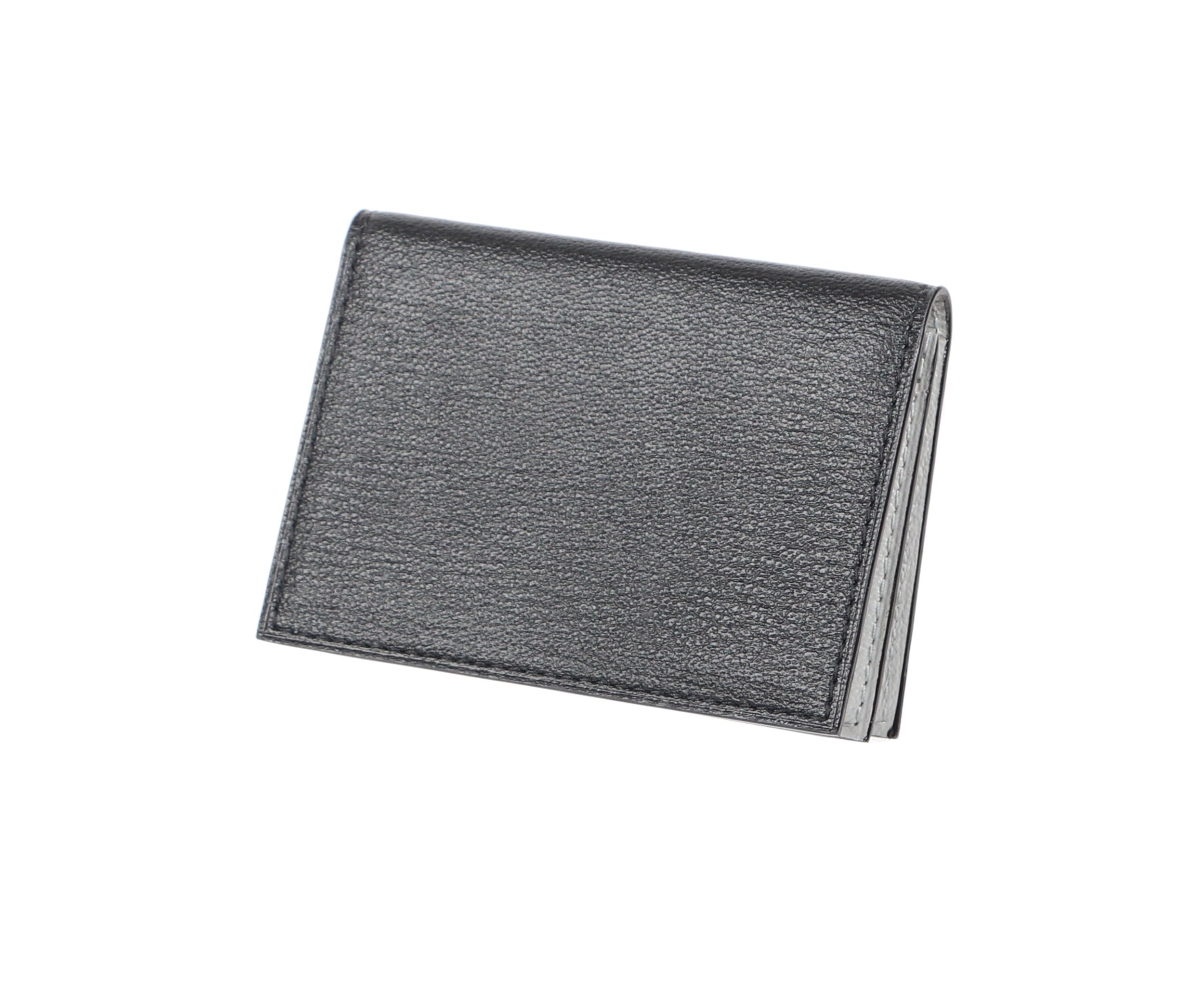 新品未使用　ラルコバレーノ名刺入れ ブラック ラルコバレーノ】名刺入れ フレンチカーフ 名刺入れ BLACK(BLACK