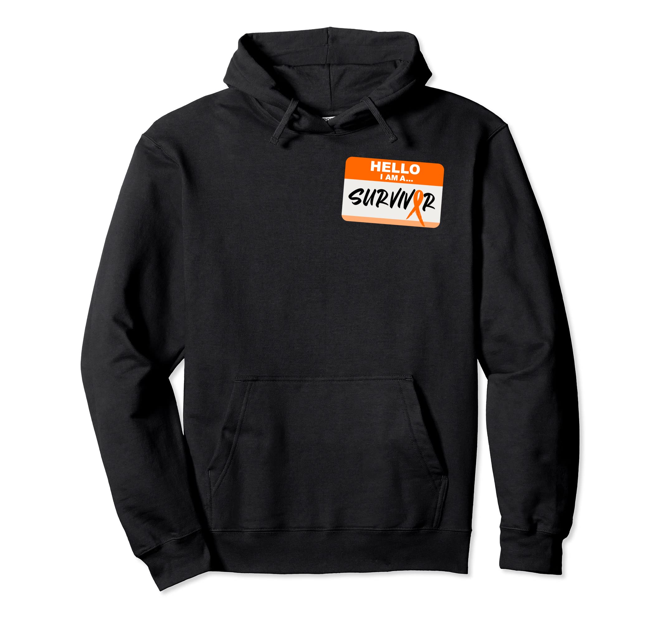 Leukemia Awareness Products: Hello I am a Leukemia Survivor Pullover Hoodie
