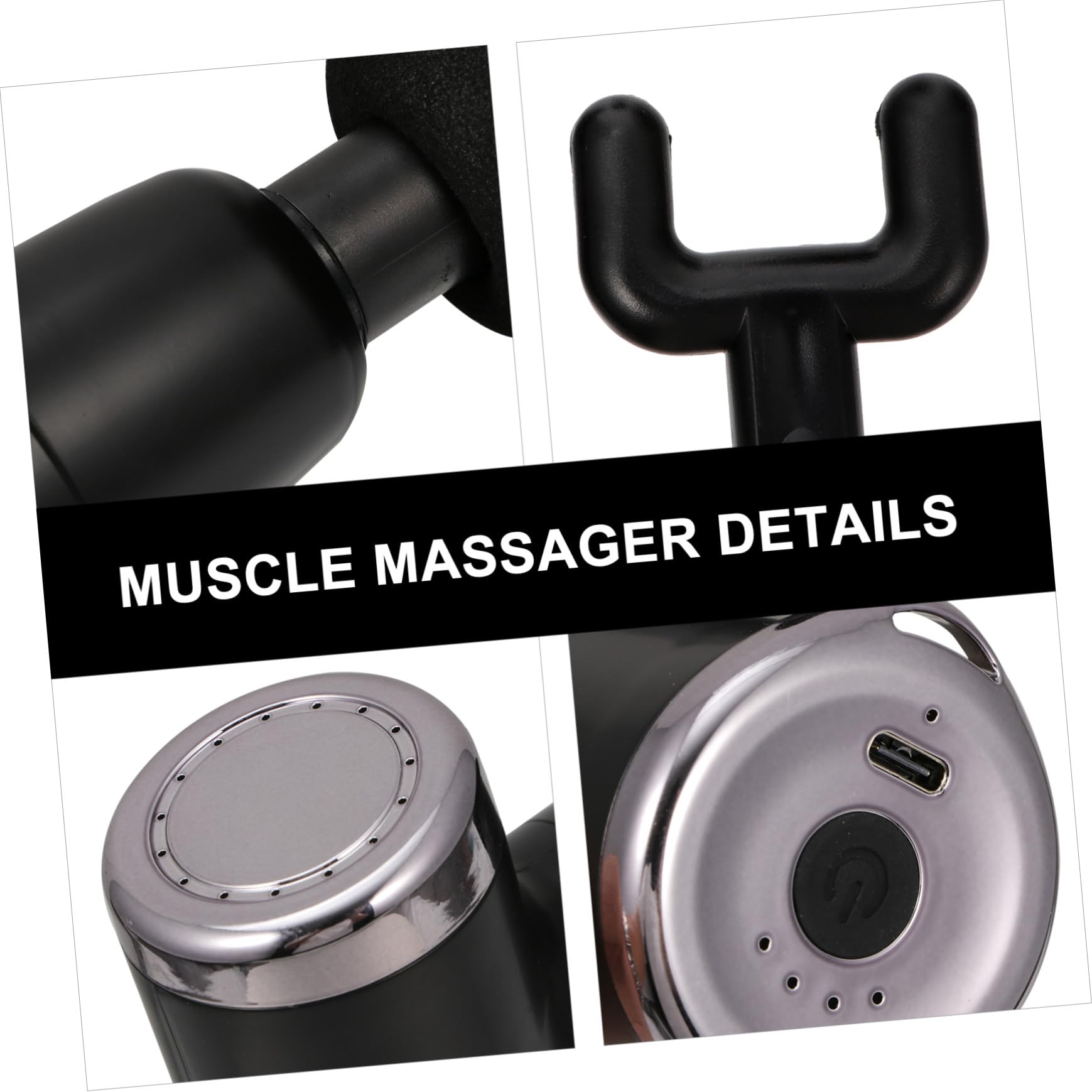 Beavorty Dispositivo De Masaje 2000mah Usb Masajeador Fascia Masajeador Muscular Herramienta De Relajación