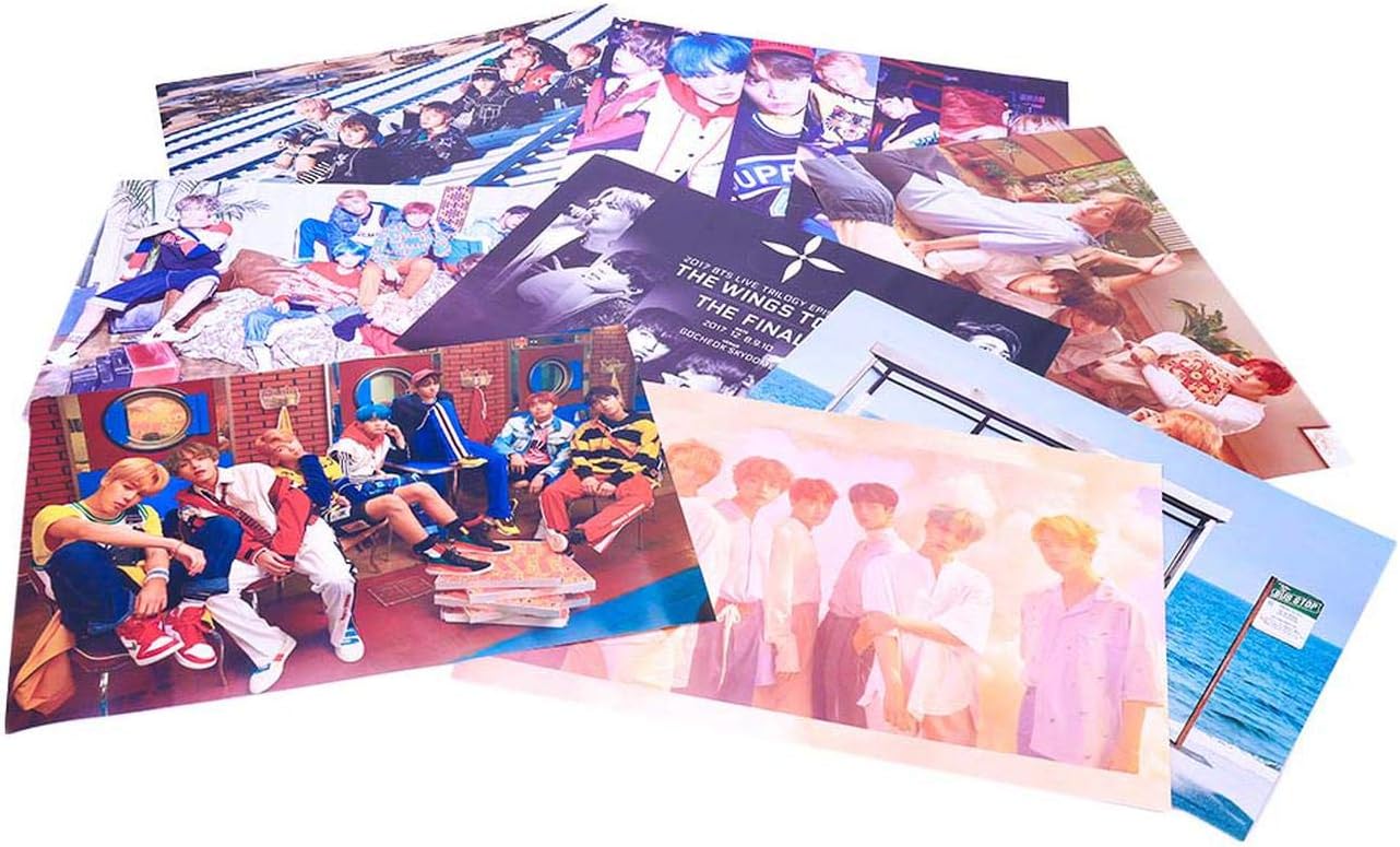 engtaiqudongyuan Kpop Bangtan Boys BTS Poster Photo for Home Decoration