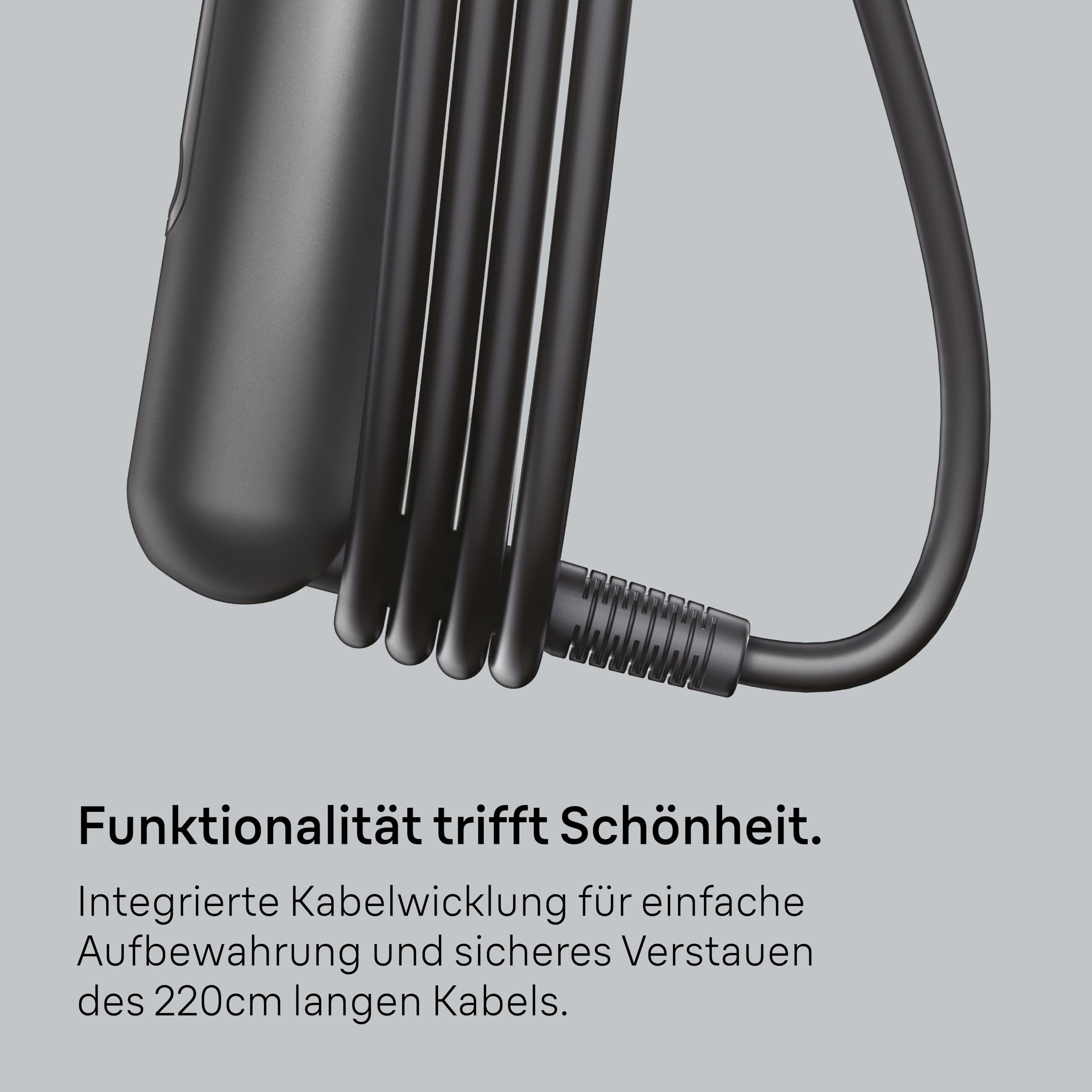 Braun Haartrockner HD4.2 – Leichter Hochleistungs-Föhn mit Diffusor und Stylingdüse für alle Haartypen, Super IONTEC Technologie, 2100W, 3 Temperaturen und 3 Geschwindigkeiten, Schwarz-Grau, BRHD425E