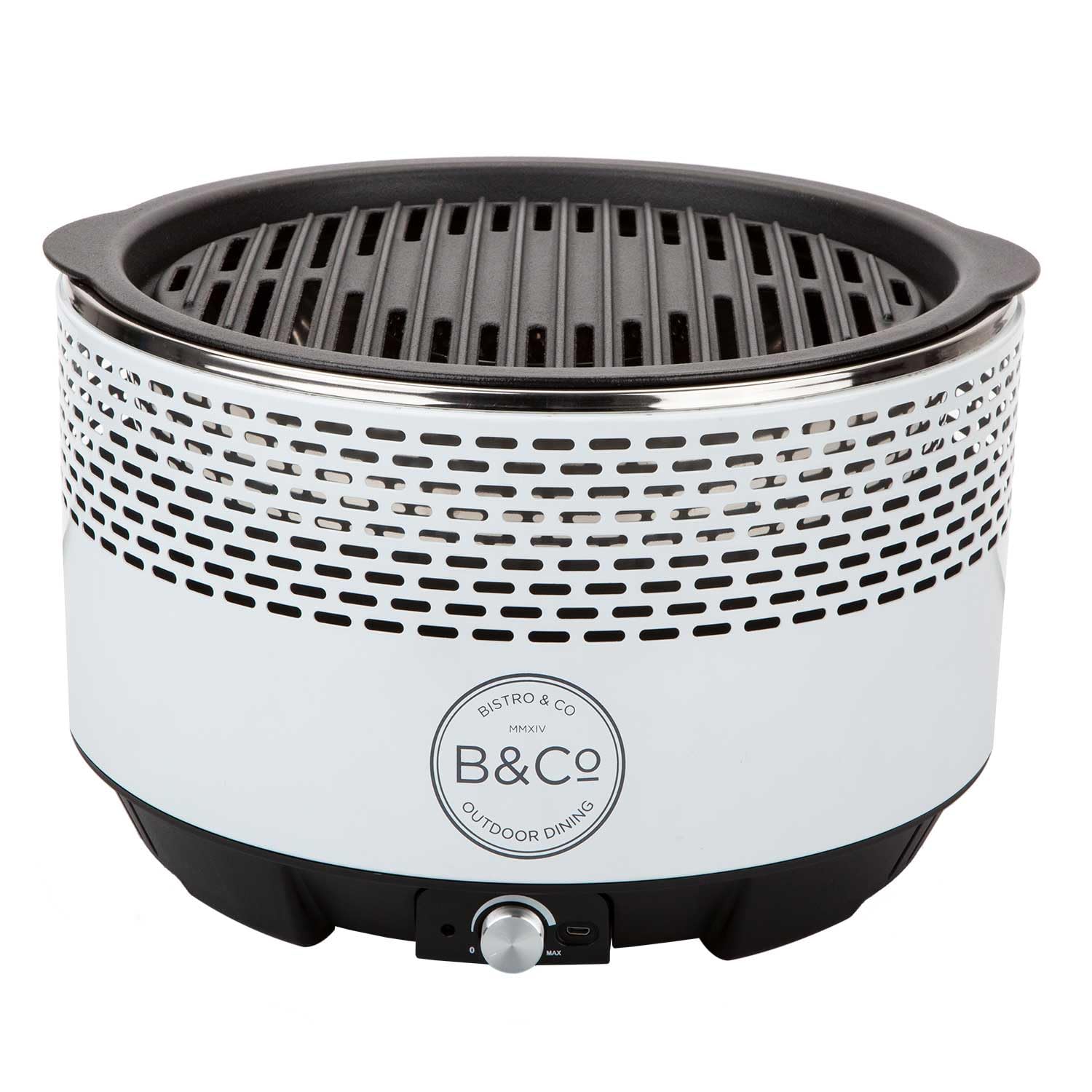 VFM e-Store Smokeless BBQ Grill - White
