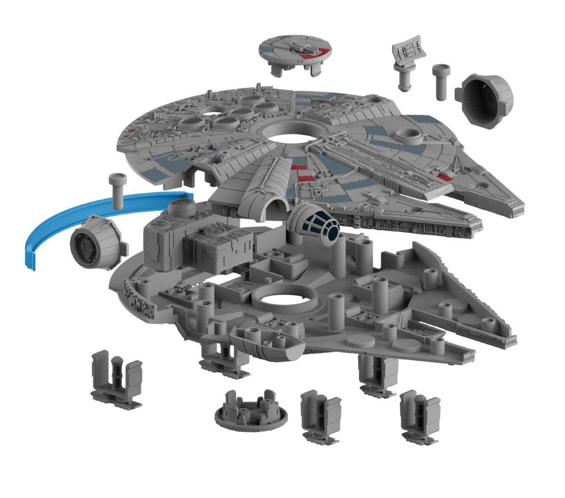 Revell RV06778 06778 Star Wars Millennium Falcon Build & Play Toy with
