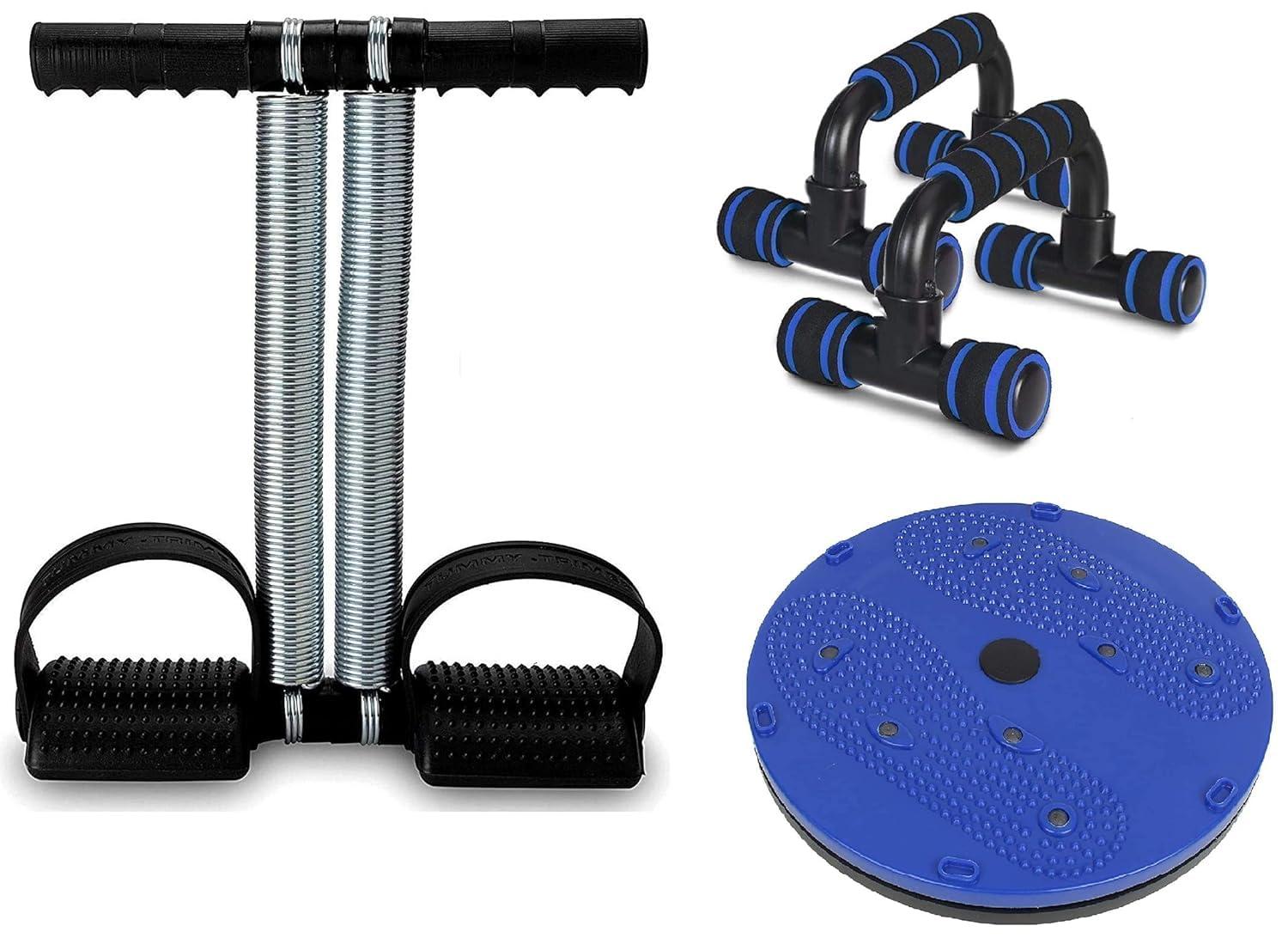 Sixteen Home Gym Workout Exercise Equipment Combo Set for Men and Women, Pack of 3 – Tummy Trimmer, Pushup Stand, and Tummy Twister (B0CR6LZG7Q) Amazon Price History, Amazon Price Tracker