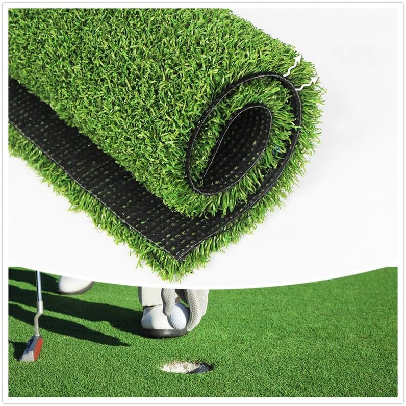 Golf Putting Green Turf (0.47" Custom Size) Multi-use Artificial Grass Rug IndoorOutdoor Carpet, Golf Hitting Practice Mat at Home,Fake Grass