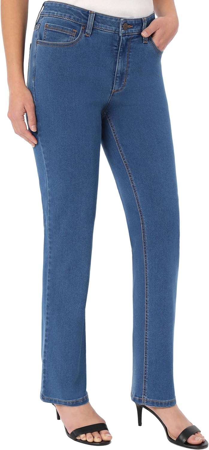 Jones New York Womens Lexington Straight-Leg Jean - Image 3