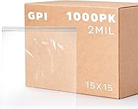 Vista 10 de GPI - Bolsas con cremallera de 7 x 10 pulgadas, bolsas de plástico transparente con cierre con cierre superior resellable para sándwiches