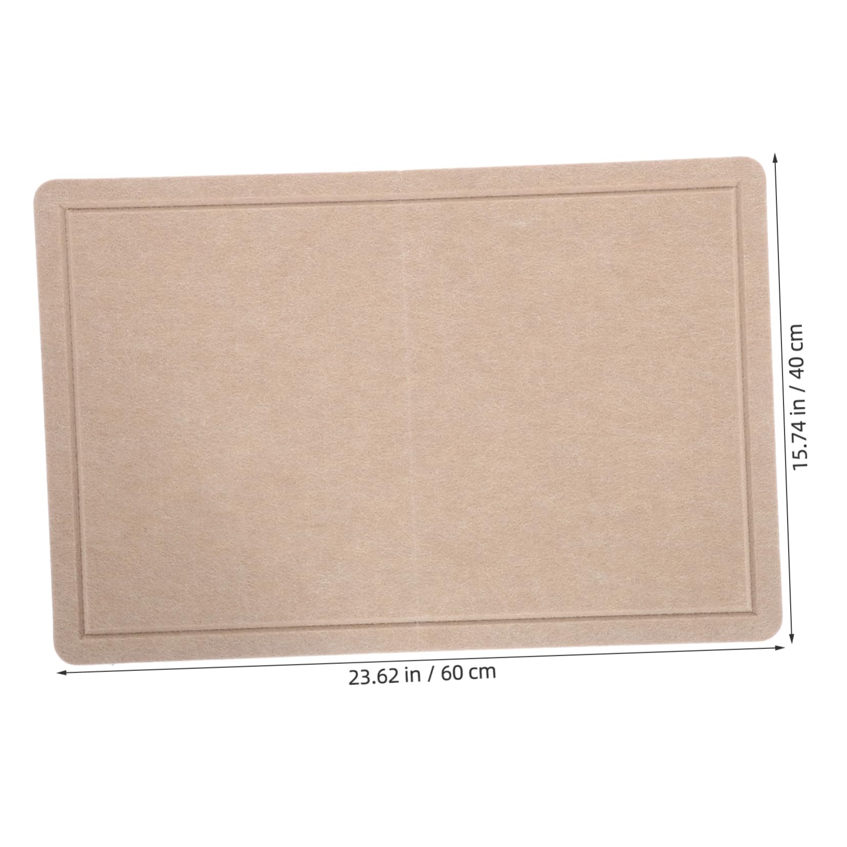 Housoutil 1 Set Thanksgiving Felt Bulletin Board Self Adhesive Decorative Memo Wall Board for Home Office Accessories Soundproof Felt Pin Camel Color