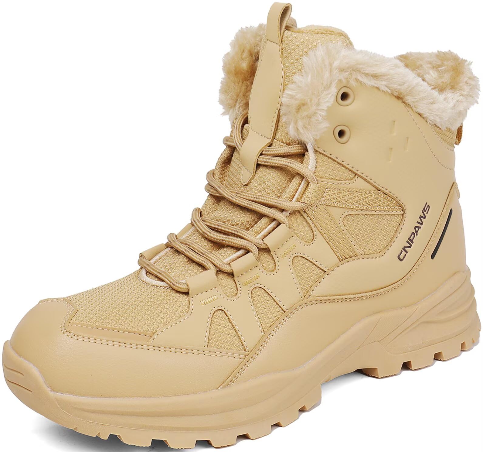 Men's Winter Snow Boots Waterproof Warm Hiking Shoes