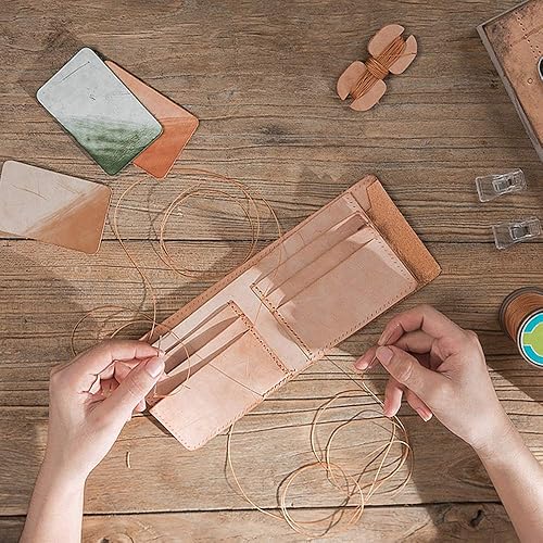 Miniatura 33 de laxian - Hilo encerado de costura Blanquecino