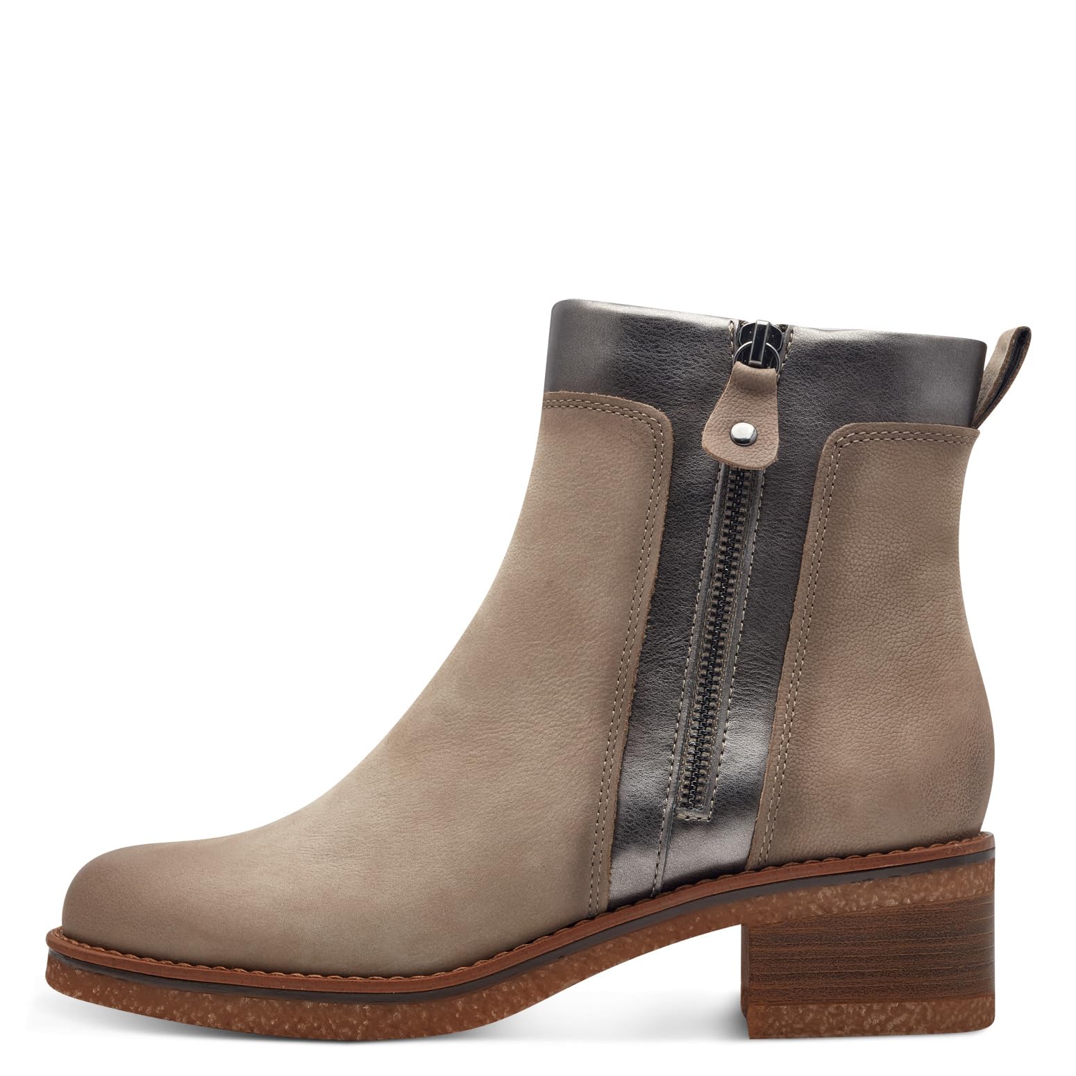 MARCO TOZZI Kobiety Marco Tozzi Damskie Botki Z Zamkiem Błyskawicznym + Slipy 2-25064-43Moda — buty