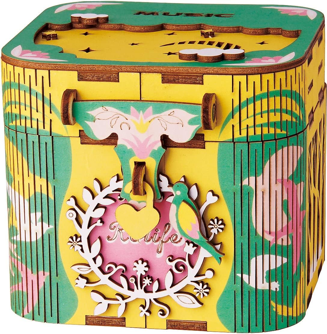 Robotime Dance Ballerina Music Box, MultiColour, One Size