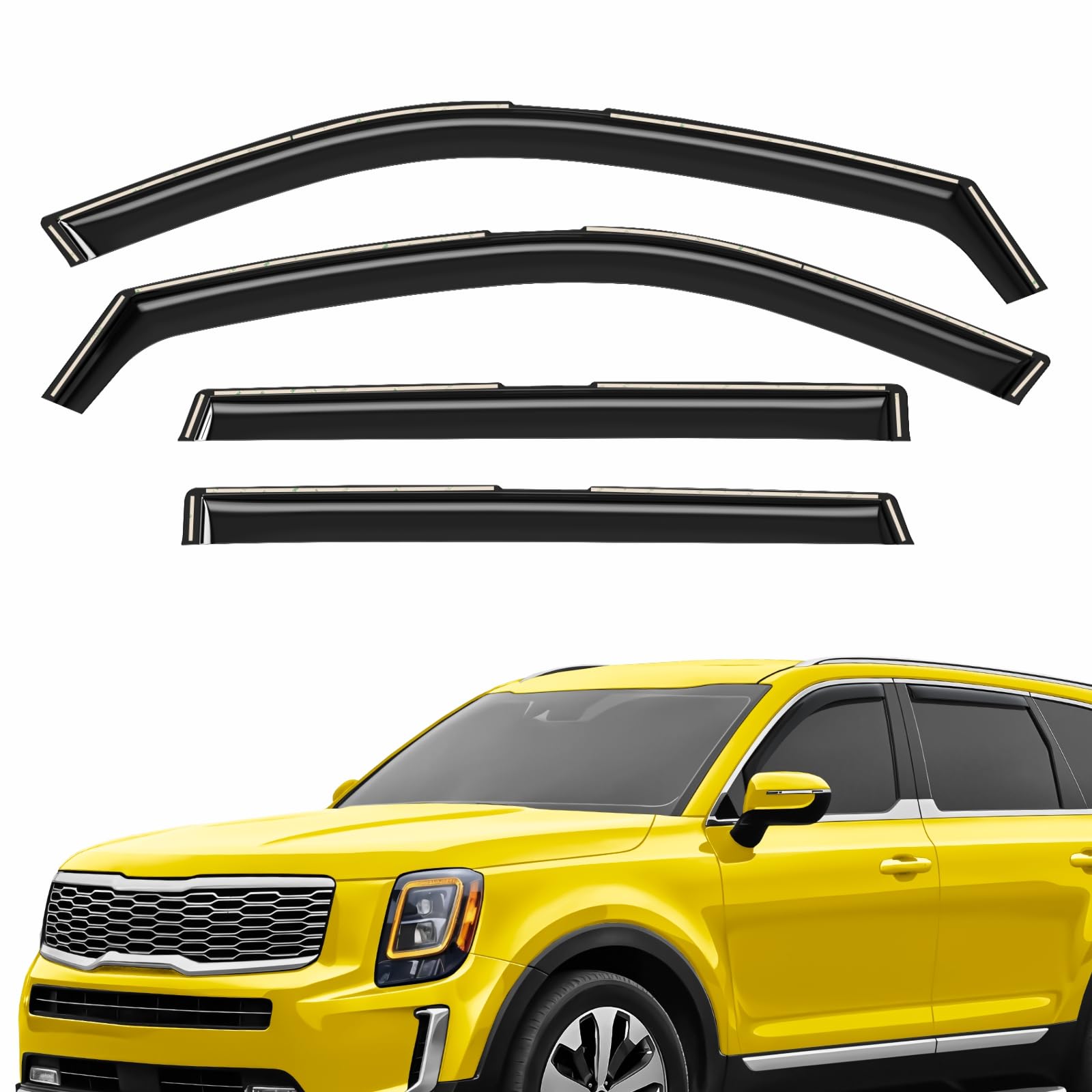 AEROGUYS in-Channel Window Visors for Kia Telluride