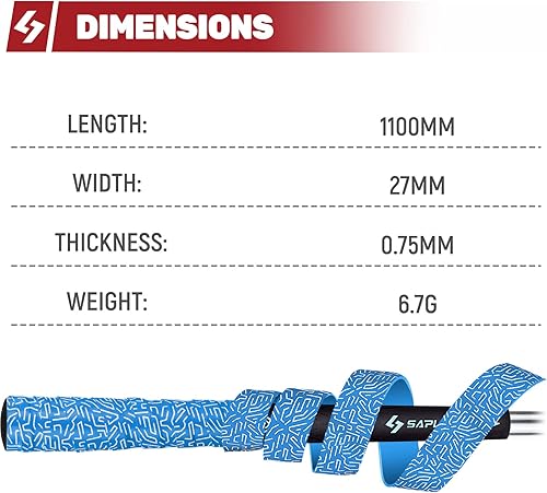 Miniatura 5 de SAPLIZE Cintas de Envolvimiento para Grip de Golf, Paquete de 3 o 15 Cintas de Sobregrip de PU Adhesivas, Nueva Solución de Regripping para Grips de
