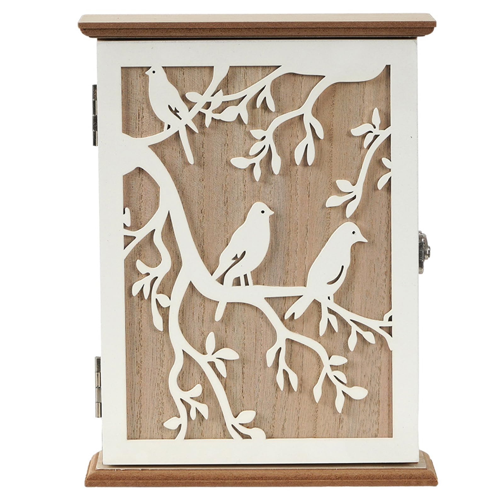 Cajas de Llaves Decorativas de para Madera para Montar en la Pared para Interiores Caja de Llaves de para Madera para Montar en la Pared Gabinete de Llaves para Montar en la Pared