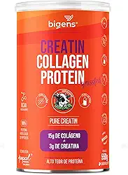 Bigens Creatin Collagen Protein – Grass-Fed (Gado de Pasto) – Zero Lactose e Caseína